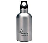 Laken Bouteille isotherme Futura de en acier inoxydable avec isolation sous vide et goulot étroit 350 ml Argent - TE3