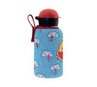 Laken Freskito Gourde isotherme en acier inoxydable 0,35 l avec fermeture à rabat et couvercle en néoprène Bleu 0,35 l