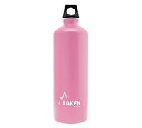 Laken Futura Gourde en aluminium à ouverture étroite avec bouchon à visser avec dragonne 1 l, rose