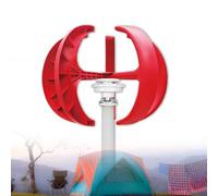 Lakenbroade Éolienne Verticale, Turbina eolica Verticale, générateur d'éolienne, kit de générateur d'éolienne Verticale Efficace 100 W/600 W, kit d'éolienne Verticale Lanterne 12V24V 5 pales,600W12V