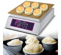 Lakenbroade Machine à souffler, Machine à souffler antiadhésive Commerciale, Machine à Muffins électrique à contrôle de température de 60 à 240 °C, pour Restaurants, boulangeries,1head