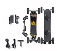 Lakenbroade Off-Road All Terrain Electric Skateboard, Ultra-Long 20-31 Miles Range Mountain Board, Highest 28-32 MPH Top Speed,27 MPH & 18 Miles Range, 7+2+2 Maple and Fiber Glass Up to 330 lbs Left