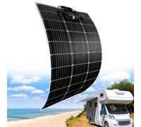 Lakenbroade Panneau Solaire Flexible 200W, Panneaux solaires monocristallins 36V Charge de Batterie Module Haute efficacité Alimentation PV pour Chargement de Batterie Bateau