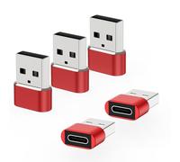 Lakeronelove Adaptateur USB vers C 5 Pack,Type C Femelle A Mâle Convertir Chargeur pour A-pple Watch 7 8 9,i-Phone 12 13 14 15 16 17 Pro Max SE,i-Pad Air 4 5 Mini 6 S-amsung Galaxy S23 S24,Z Fold Flip