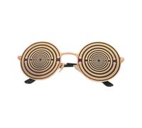 Lakhovsky MWO Lunettes à disque EMFS avec disque polarisant 5 cm Oscillateur multi-ondes Bobine d'énergie de l'eau et équilibrage harmonique - Inspiré par Georges Lakhovsky violet doré