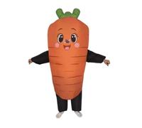 LaKimLin Costume de carotte gonflable unisexe - Combinaison de légumes gonflable