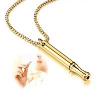 LAKJUOZ 1 Pièces Collier Anti-Stress, Collier De Respiration De Méditation, Pendentif D'Exercice De Respiration, Soulagement De L'Anxiété, Cadeaux De Saint-Valentin Pour Hommes Femmes