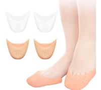 LAKJUOZ 2 Paires De Protections D'Orteils, Footful Capuchons D'Orteils Protecteurs, Doux Protecteur En Pour Pointe Des Pieds, Pour Pointes Des Pieds Chaussures De Danse Ballet Pointu