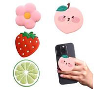 LAKJUOZ 4 Pièces Poignée Pour Téléphone Portable, Support Pour Téléphone Portable Coloré Et Varié, Multifonctionmobile Phone Grip Holder, Foldable And Retractable