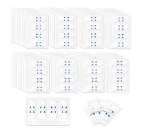 LAKJUOZ 80 Pièces Face Lift Tape Patch Lifting Visage Autocollant Lifting Visage Face Lift Patch Tape Face Lift Patchs De Levage De Visage Invisibles V-Forme Face Lift Bande Maquillage Face