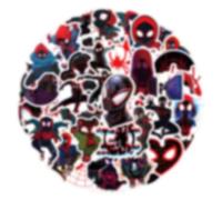 LAKJUOZ Autocollant Enfant 50 Pcs Spider-Man Couleurs Stickers, Imperméable Vinyle Autocollant Pour Telephone Ordinateur Portable Macbook Scrapbooking Bouteille Guitare Tasse Skateboard Journal