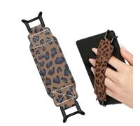 LAKJUOZ Support De Dragonne Confortable Pour Kindle, Support À Main Léger Et Sécurisé Pour Lire Au Lit, Compatible Avec Kindle Paperwhite/Oasis/Kobo/Tablettes 4,7-8" (Imprimé Léopard)
