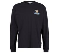 LAKOR - L/S Back Attack T-Shirt - Haut à manches longues - S - moonless night