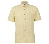 LAKOR - Seer Sucker Short Sleeve Shirt - Chemise - XL - cream gold