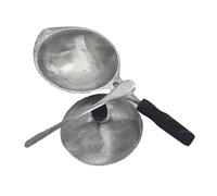 Lakpura Poêle à trémie en aluminium avec couvercle (15 cm)