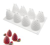 LAKPYN 1 PCS 200g moule trompe l'oeil fruit silicone au citron 3D En silicone Moule en silicone pour dessert, gâteau, fondant, fruits, sucre, bonbons, gelée, chocolats (B)