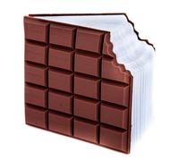 LAKPYN 1 Pièce de 80 notes repositionnables Chocolat, bloc note, papeterie bureau, gadget bureau rigolo