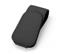 LAKPYN 1 Pièce Porte Lunettes pour Voiture Multifonction, Cuir Clip de Support de Lunettes de Visière de Voiture, pour Lunettes de Soleil Ticket Carte, Noir