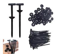 LAKPYN 100 Pcs Attache-Câble Universelle En Nylon,Robuste Et Autobloquante,Avec Goupille Et Bouton,Nouvelle Boucle Multifonctionnelle