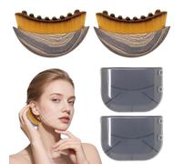 LAKPYN 2 Pièces Brosse Drainage Lymphatique Visage Pour Massage Du Visage Et Nettoyage De La Peau, Brosses Visage Douce, Exfoliation Naturelle Relaxant et Drainage Lymphatique
