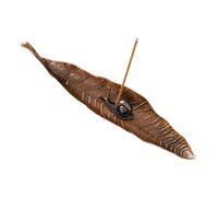 LAKPYN 2 Pièces de Porte-encens Feuilles et Escargot de métal, support encens Ash Catcher, Utilisation à la Maison, au Bureau, au Yoga, à la méditation
