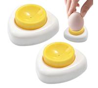 LAKPYN 2 PièCes Pique Oeuf Manuels Avec Verrouillage De SéCurité, Perceur D'Oeufs,Base MagnéTique En Plastique, EmpêChe Les œUfs D'éClater Pendant La Cuisson