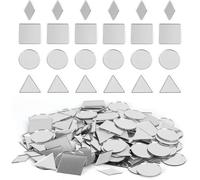 LAKPYN 200 Pièces petits miroirs pour bricolage 2,5 cm Autocollants Décoration murale pour salon, chambre à coucher, TV, canapé, arrière plan