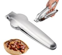 LAKPYN Pince a Chataigne INOX Coupe Châtaignes Multifonctionnel Ouvre-Châtaignes Éplucheur de Chataigne Permettant d'économiser du Travail Casse-Noix, Pince à Maronis (1 Pièce)