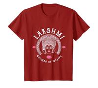 Lakshmi Déesse de la richesse Hindu Inde Tantra T-Shirt