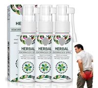 LAKVIL 3 Pièces Hémorroïdes Spray,Sprays Pour Hémorroïdes,Spray De Traitement Contre Les,Suppositoire,Soulage Les Gonflements Et l'Inconfort Des Hémorroïde,(30ml*3)