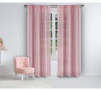 Lala + Bash Lavable en machine à l'eau froide, utiliser uniquement de l'eau de Javel sans chlore, séchage au sèche-linge à basse température et repassage à chaud si nécessaire, multicolore, 96 x 213 cm (2 pièces)