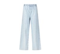 Lala Berlin - Jean Large à Motif - Femme - Jeans - Bleu - Taille: 38 FR