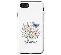 Lala Grandma Bouquet de Fleurs et Papillons Motif Nature Coque pour iPhone SE (2020) / 7/8