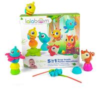 Lalaboom - Jouet d’Eveil Educatif - Coffret Animaux de la Forêt 25 Pièces - Perles et Accessoires à Assembler Premier âge - Jeu de Construction Formes et Couleurs - Evolutif 10 mois - 3 ans, BL320