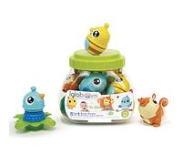 Lalaboom - Jouet d’Eveil Educatif - Coffret Grosses Perles Animales- Construction Formes et Couleurs - Evolutif Pour Enfant de 10 mois à 4 ans - 21 Pièces - BL220, BL220