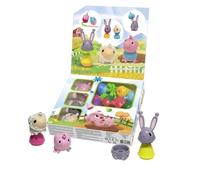 Lalaboom - Perles de Motricité - Coffret Animaux de La Ferme - Jouet d'Éveil et d'Assemblage - Jeu de Construction Formes et Couleurs - Évolutif de 10 Mois à 4 Ans - 25 Pièces, BL321