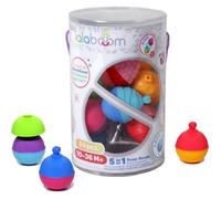 LALABOOM Tube de perles éducatives dont tuteurs de laçage - 24 pièces