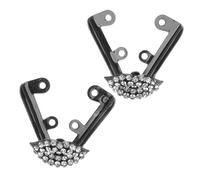 LALADEFIEE 1 Paire protecteur de talons hauts protecteur de chaussures en métal couvre-chaussures de bottes de sécurité conseils de talon pour les talons des femmes le fer Black