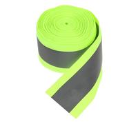 LALADEFIEE 1 Rouleau de Bande réfléchissante Haute visibilité - Ruban réfléchissant 5 cm x 3 m - À Coudre - Matériau Textile de sécurité - Bande de signalisation Fluorescente pour piétons et