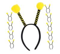 LALADEFIEE 10 pièces Bandeau Abeille et Pompons Animaux Confortable pour Fête Déguisement Halloween Femmes Filles