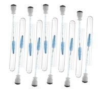 LALADEFIEE 10 Pièces Brosse à Cils Et Sourcils Tube De Pinceau à Sourcils Applicateur De Cils Brosse à Maquillage Nettoyer à L'eau Et Au Détergent Doux