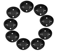 LALADEFIEE 10 Pièces Coupelle de Pompe à Eau en Caoutchouc Noir, Joint D'étanchéité Portable pour Pompe à Pichet, Accessoire de Rechange pour Usage Personnel et Professionnel