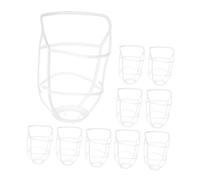 LALADEFIEE 10 pièces Filet de Protection pour Flacon de Perfusion Accessoire de Support pour Poteau Couverture Suspendue Plastique Réutilisable pour Hôpital et Soins à Domicile