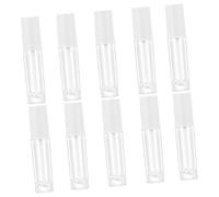 LALADEFIEE 10 Pièces Flacon De Gloss à Lèvres Contenant Lèvres Tube De Glaçage Pour Voyage Et Usage Quotidien
