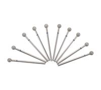 LALADEFIEE 10 Pièces Nail Drill Bits Set Silicon Carbide Cuticle Bits For Precise Dead Skin Removal Professional Manicure Pedicure Tools For Home And Salon Use