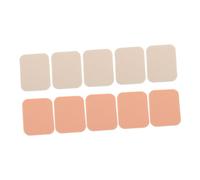 LALADEFIEE 10 Pièces Square Cosmetic Powder Set Doux et pour Maquillage et Soin Visage Utilisable Sec et Humide
