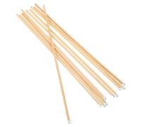 LALADEFIEE 10 pièces Tiges de Contrôle Bois pour Marionnettes à Main Lot de Bâtons pour Projets DIY Ombres Chinoises Traditionnelles Accessoires de Loisirs Créatifs et Manipulation Facile