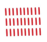 LALADEFIEE 100 pièces Coques Silicone Antidérapantes pour Pince à Épiler Protection des Pointes Rouge Accessoires Indispensables pour Extensions de Cils à Usage Domestique et Professionnel