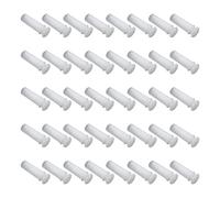 LALADEFIEE 100 Pièces Insert Sifflet en Plastique Blanc pour Jouets et Jouets pour Animaux Générateur de Sons pour Réparation et Création et Chaussures à Sons