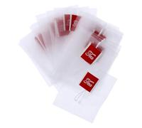 LALADEFIEE 100 Sachets de Thé Filtrants en Nylon Blanc Jetables Cordon, Résistants la Chaleur, pour Thé en Vrac et Café, Faciles à Ranger Paquet à Main ou Mallette